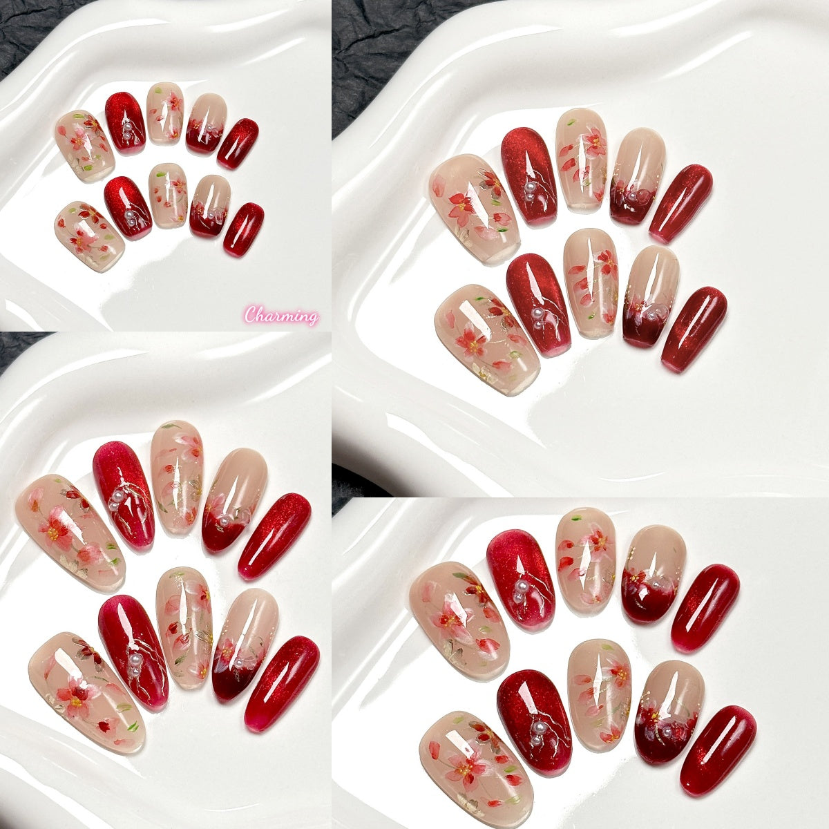 Crimsonblush / Handmade Nails