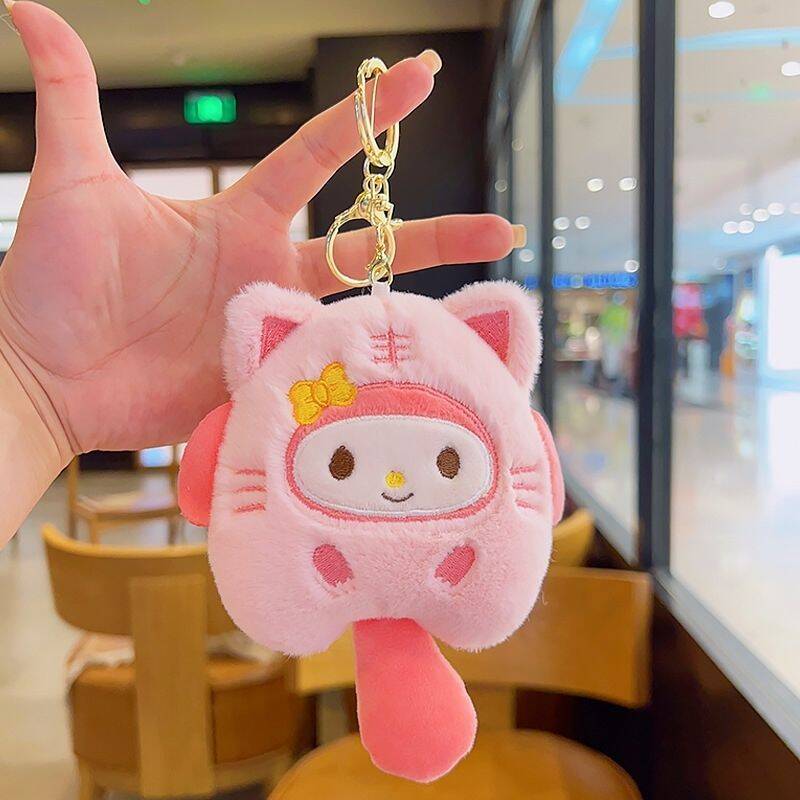 Plushie doll keychain