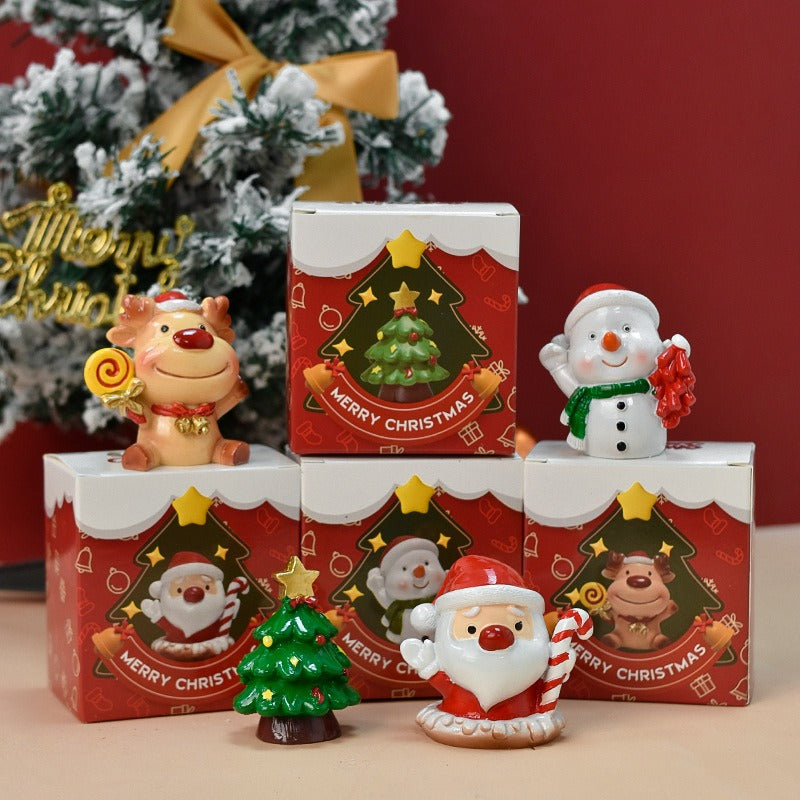 Christmas resin ornaments