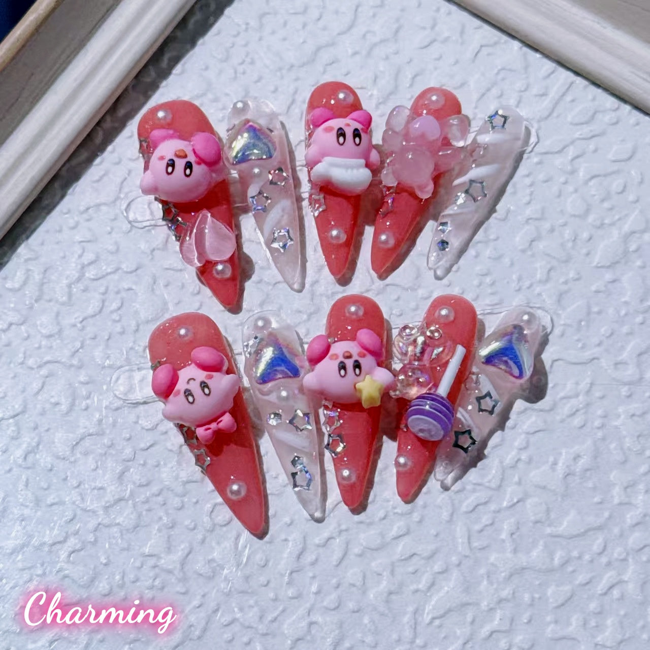 Kirby / Handmade Nails
