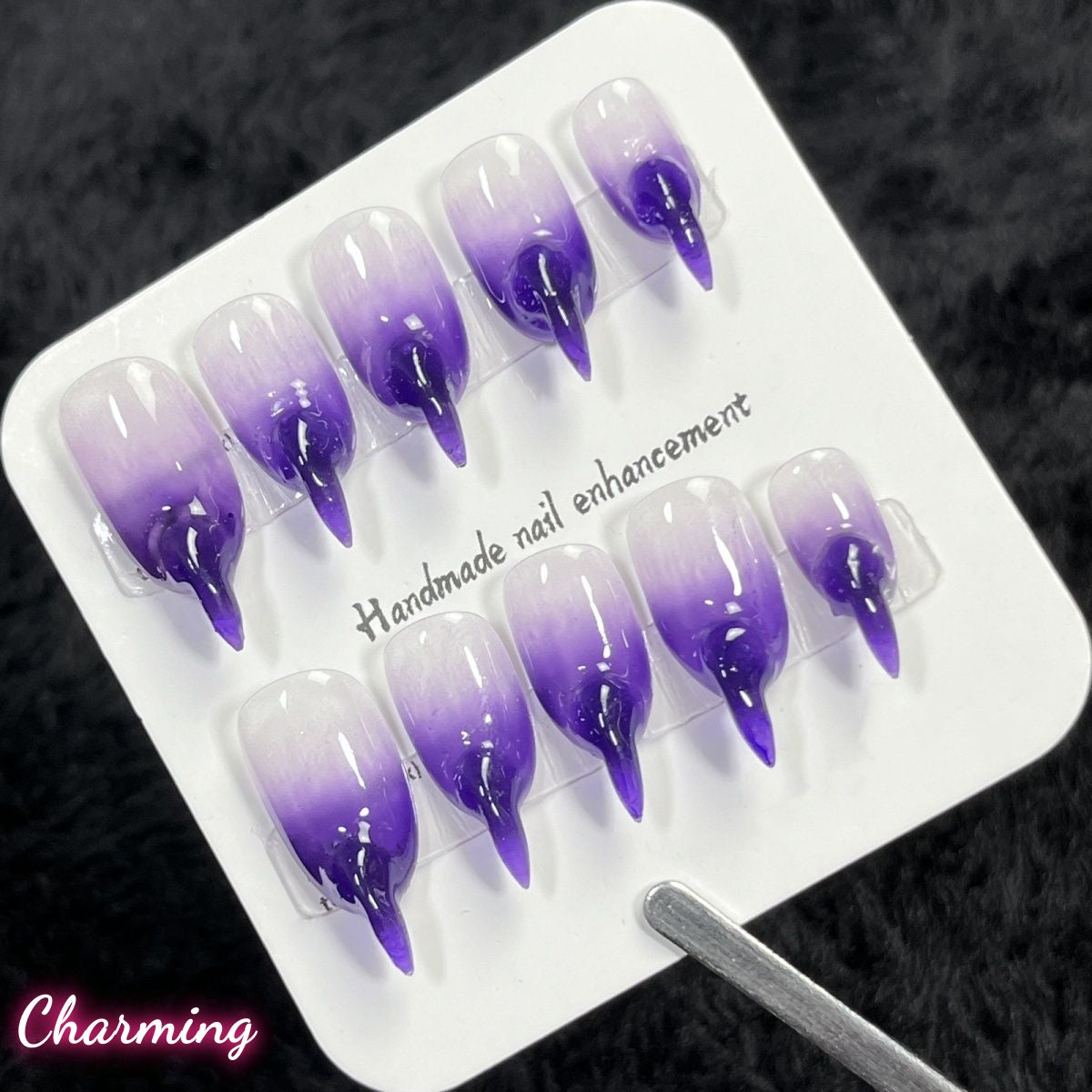 Catwoman's Nails / Handmade Nails