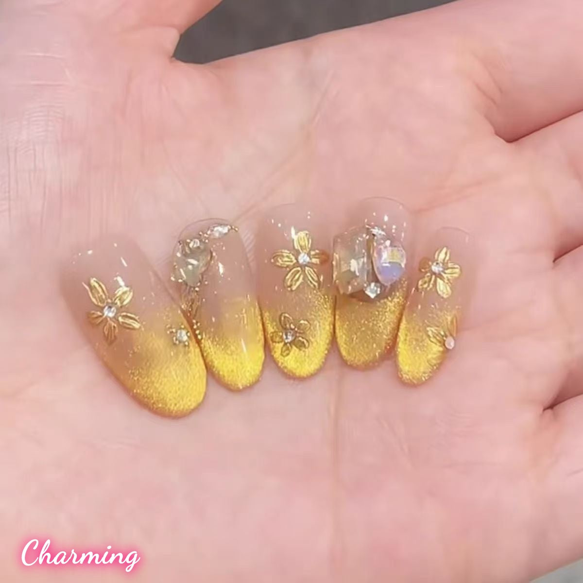 Sunny Daisy / Handmade Nails