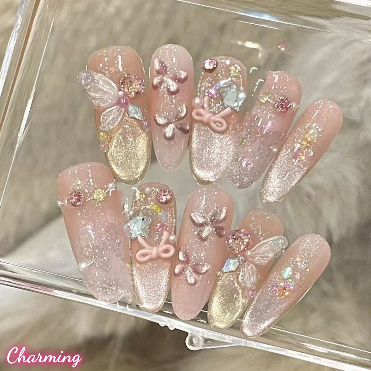 Fairy Glimmer / Handmade Nails