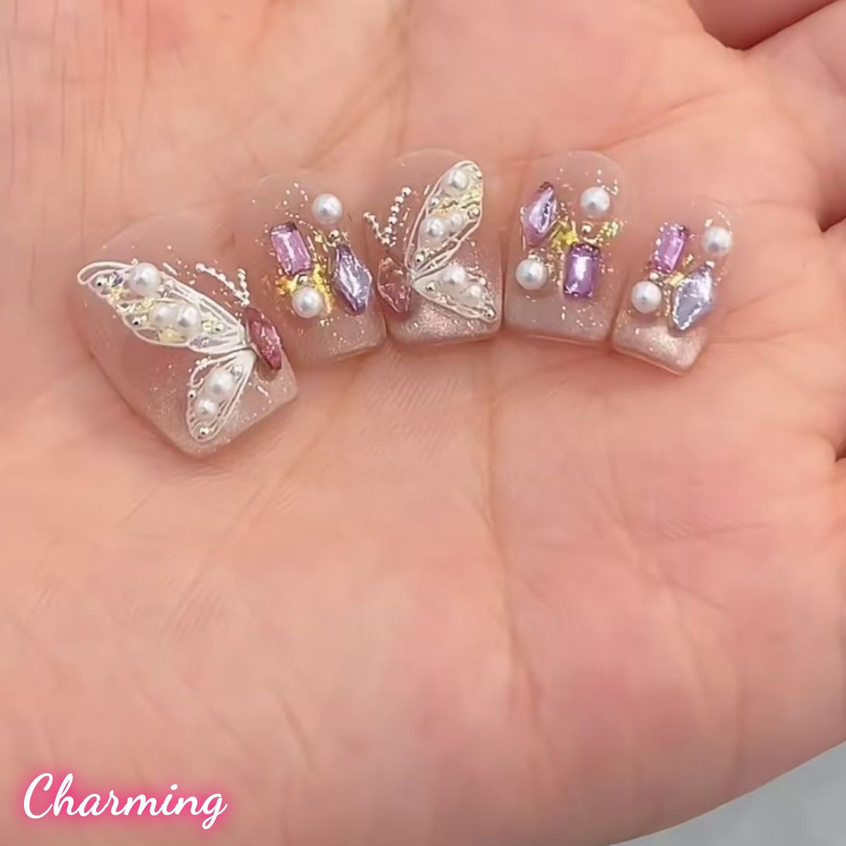 Fairf Flutter / Handmade Nails