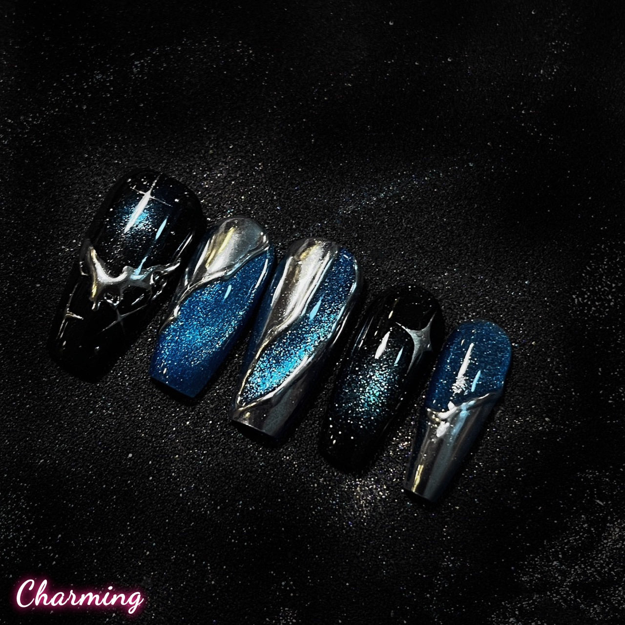 The Veiled Cosmos / Handmade Nails