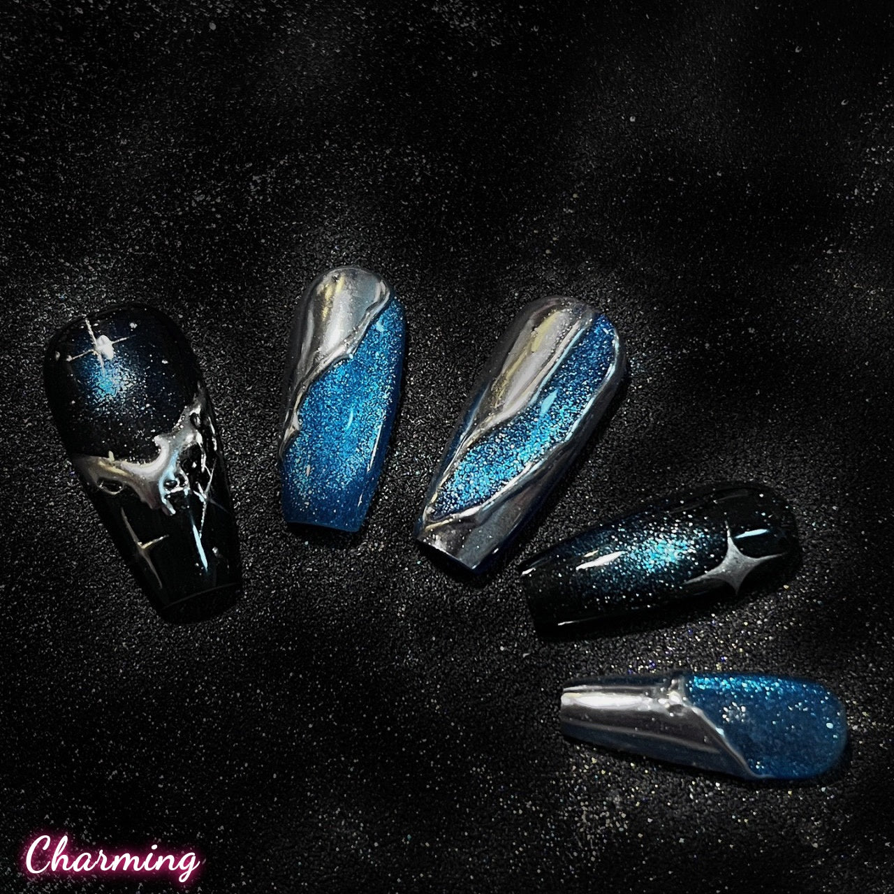 The Veiled Cosmos / Handmade Nails