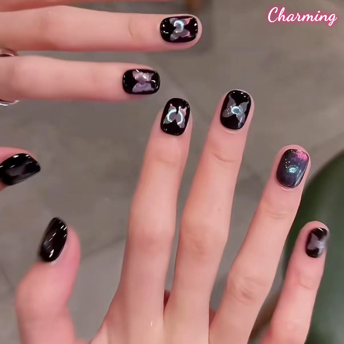 Mirage Butterfly / Handmade Nails