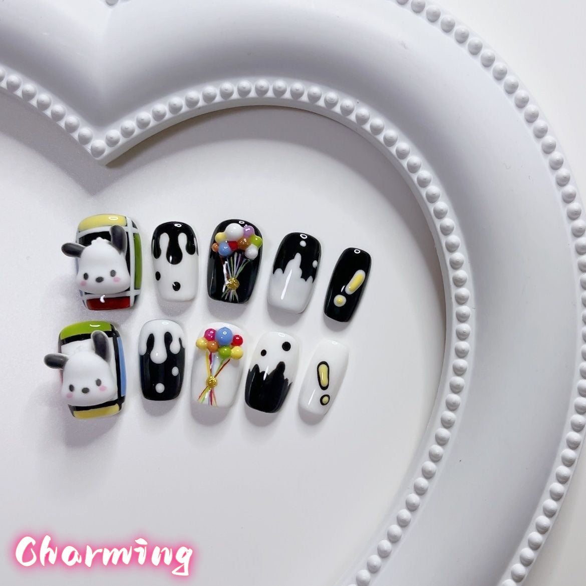 Pacha-balloon / Handmade Nails