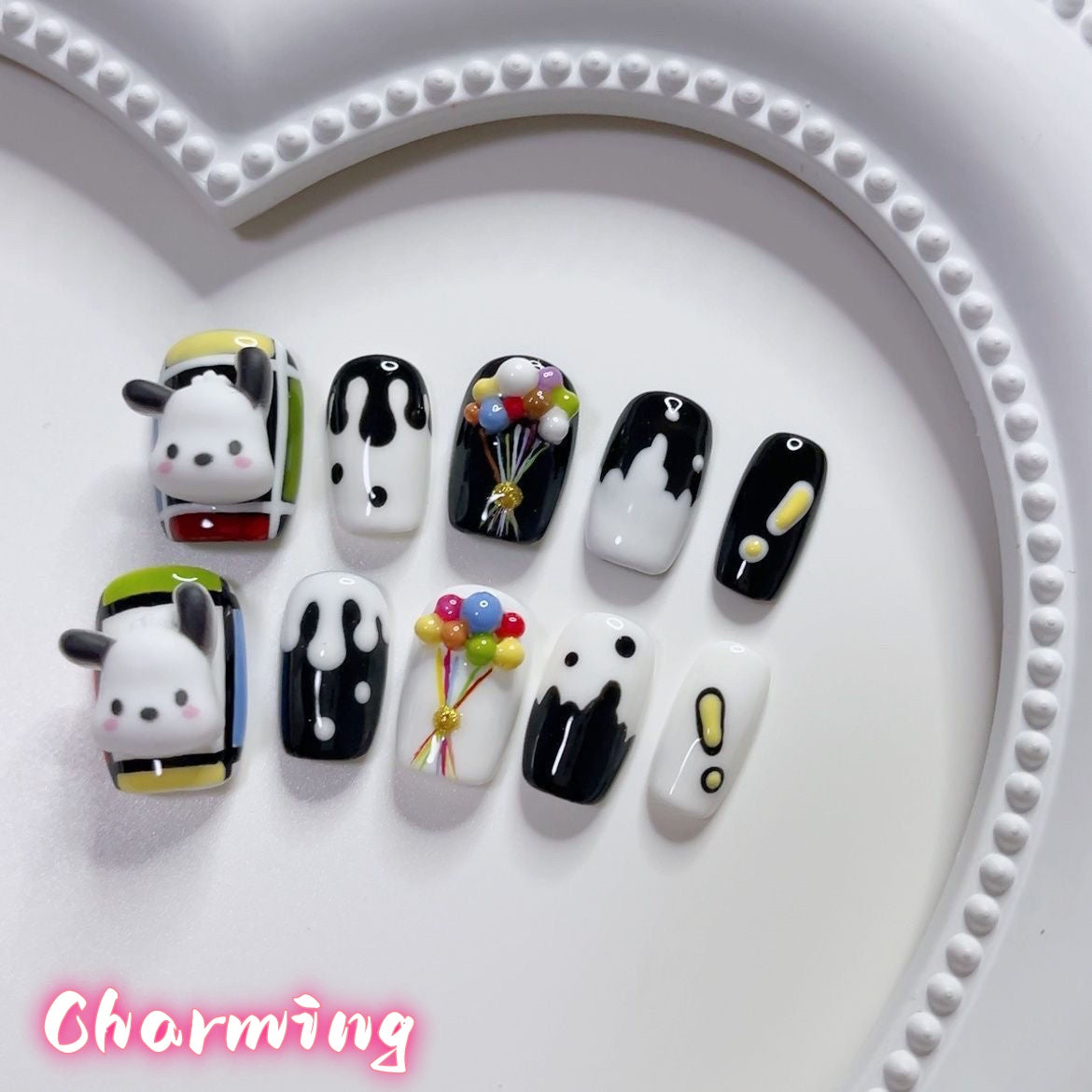 Pacha-balloon / Handmade Nails