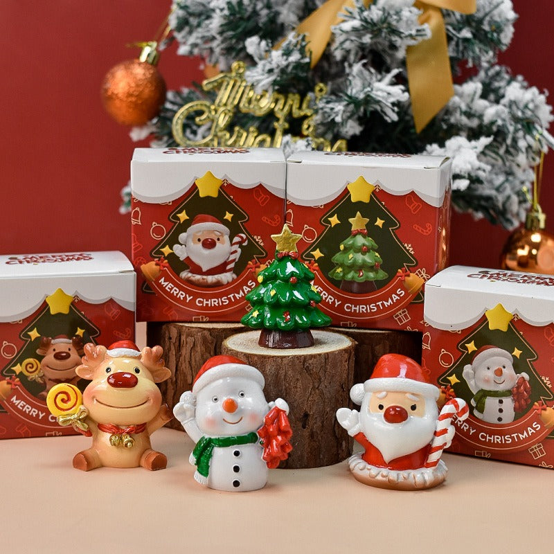 Christmas resin ornaments