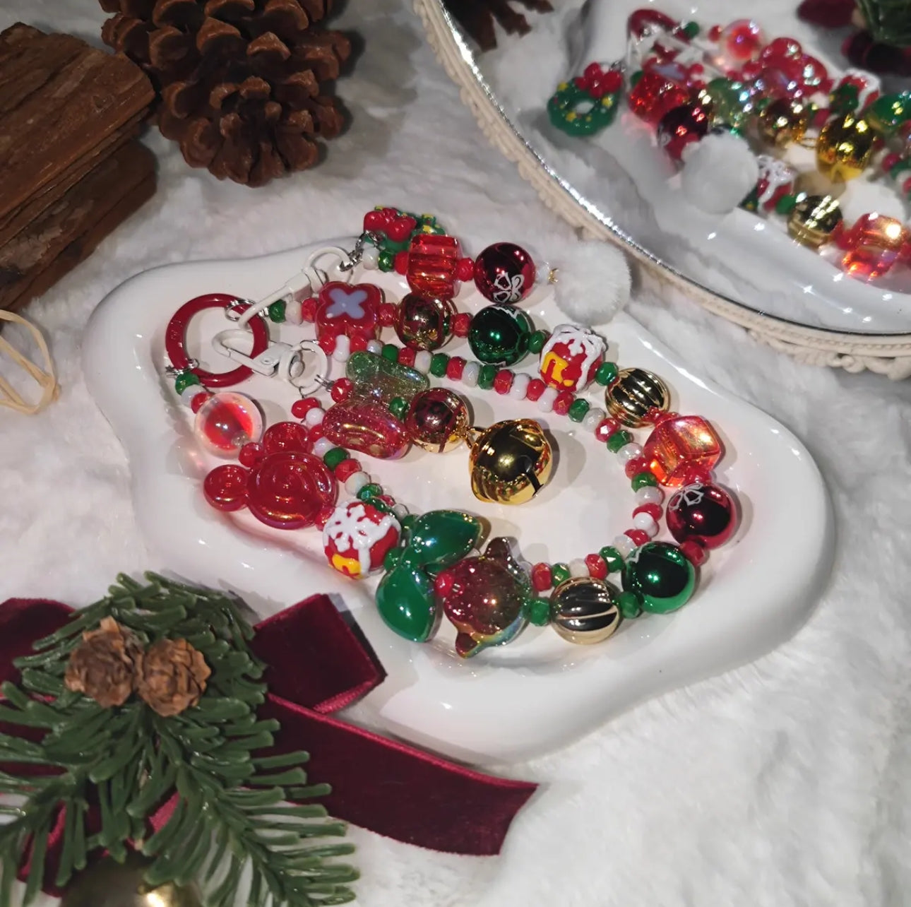 Christmas Electroplated Beads Collection - Big