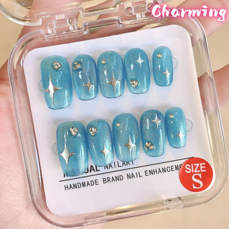 Sea Color / Handmade Nails