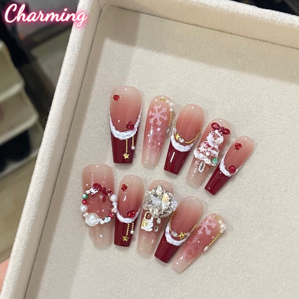 Merry Chrismas / Handmade Nails