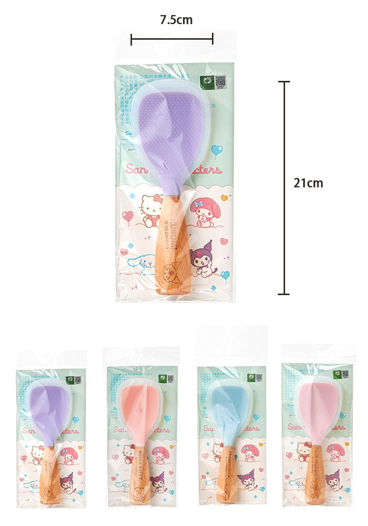 Cartoon silicone rice spoon kitchen utensils