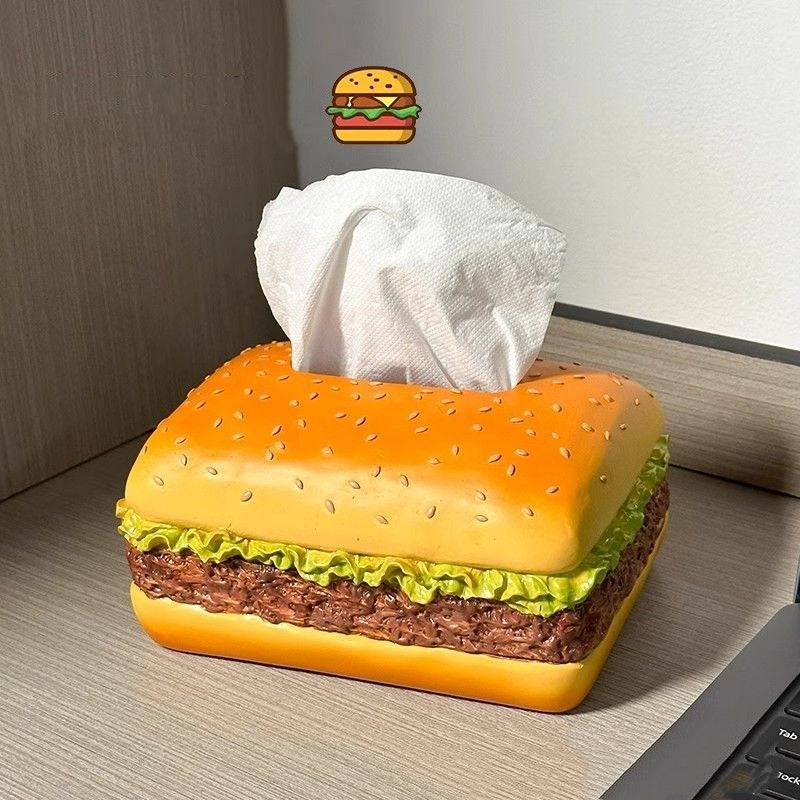 Burger tissue box