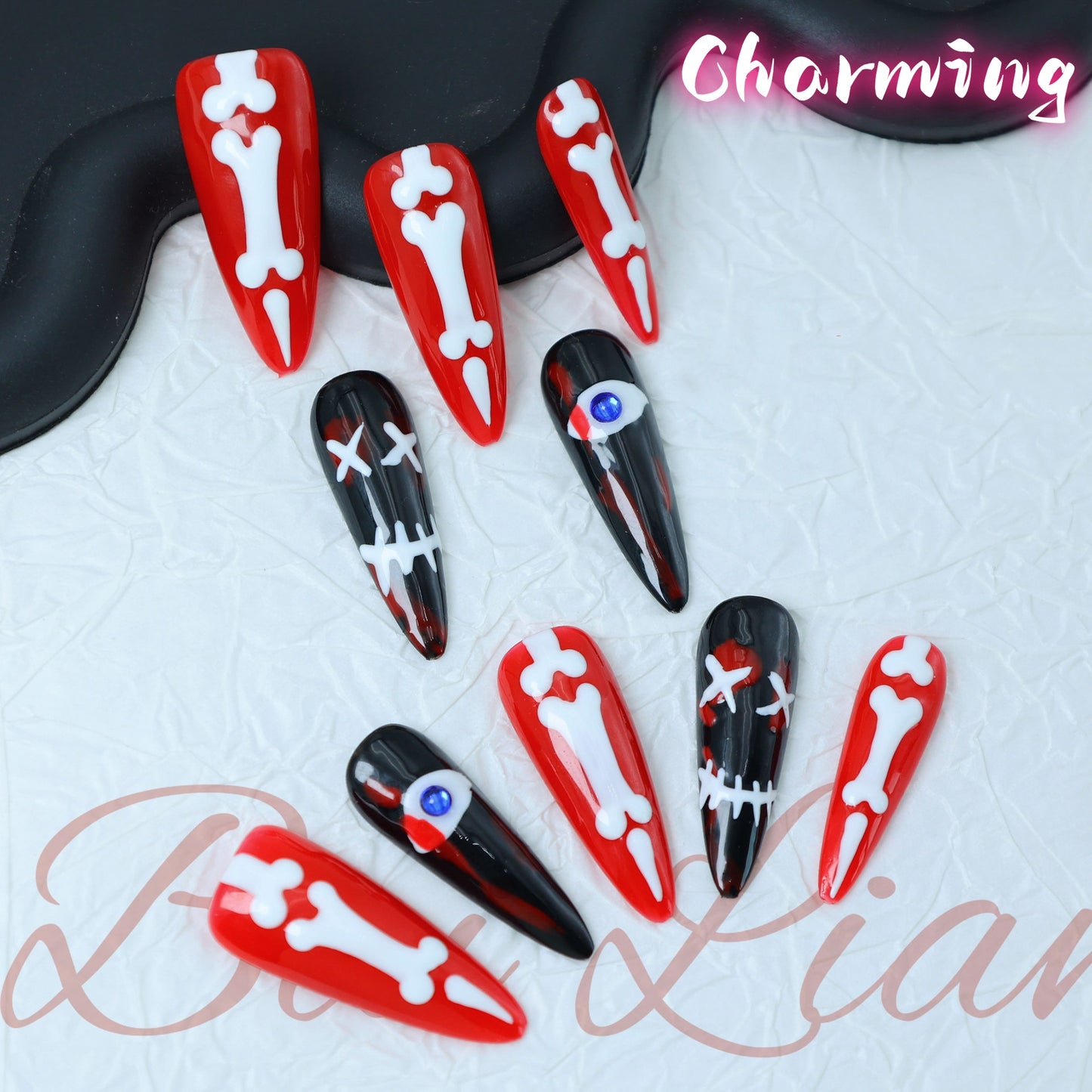 Old Fingers - Halloween Series / Handmade Nails