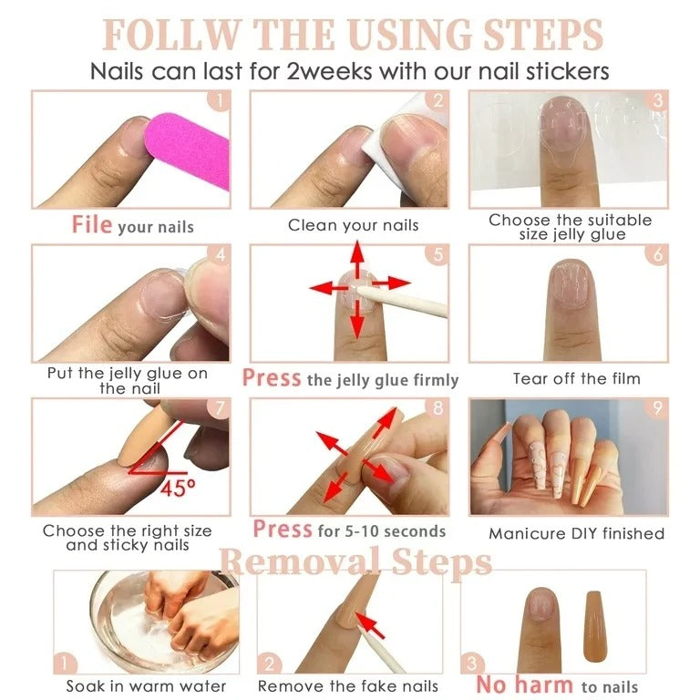 【Handmade Press On Only】 Nails Mystery Scoops