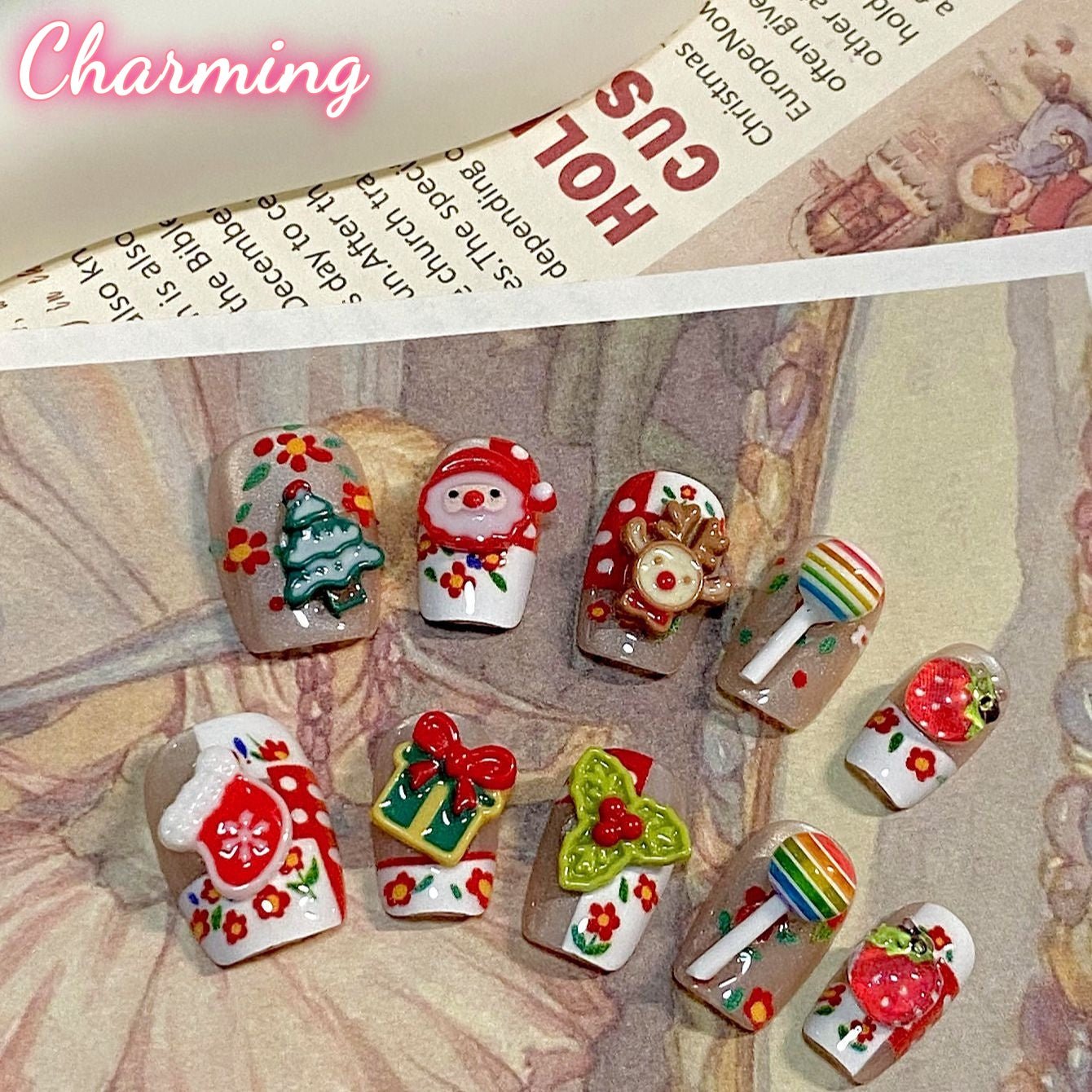 Christmas Gift / Handmade Nails