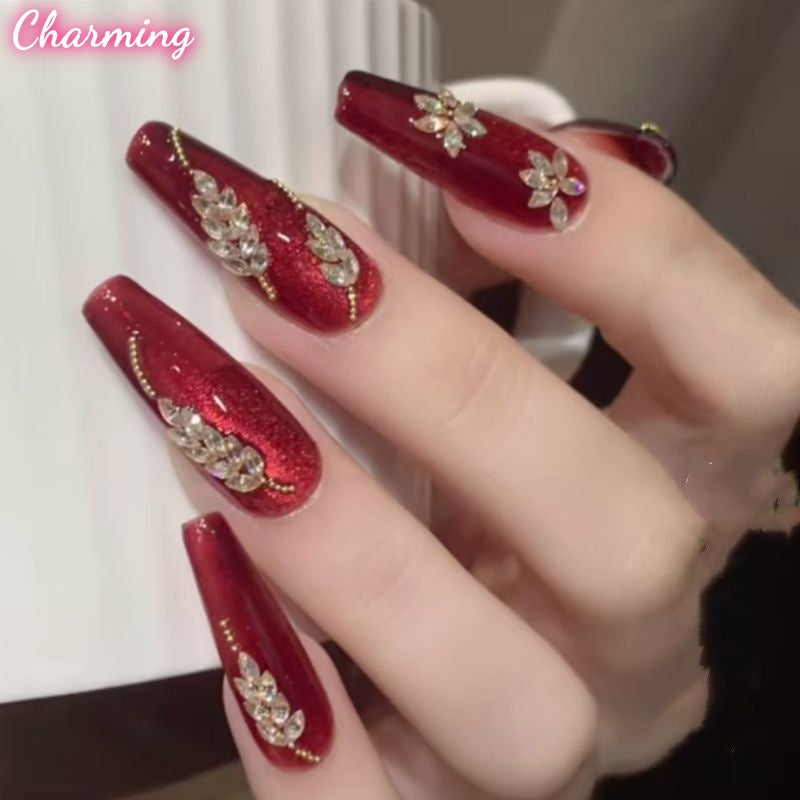 Willow Leaves / Handmade Nails