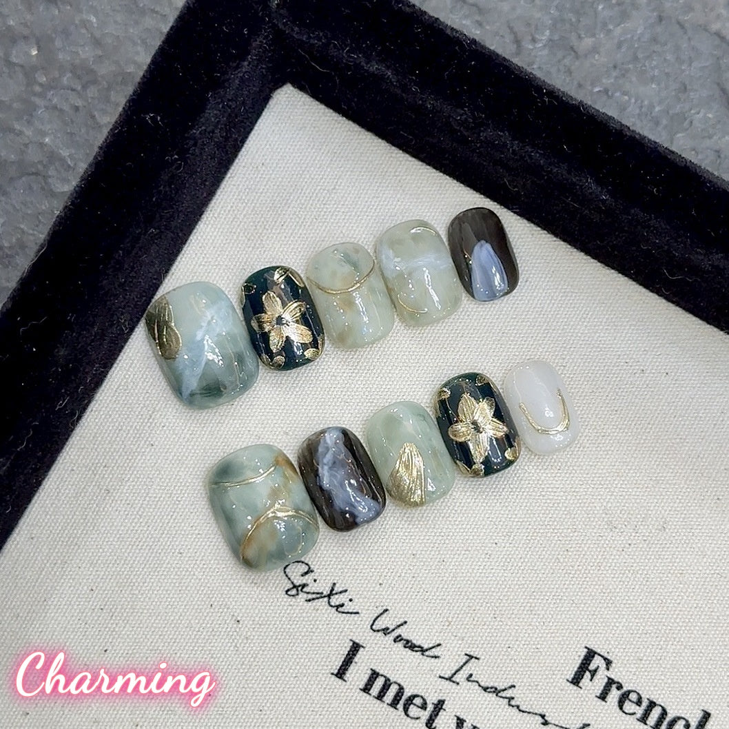 Ethereal Dreamscape / Handmade Nails