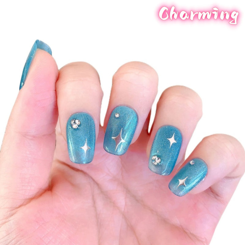 Sea Color / Handmade Nails