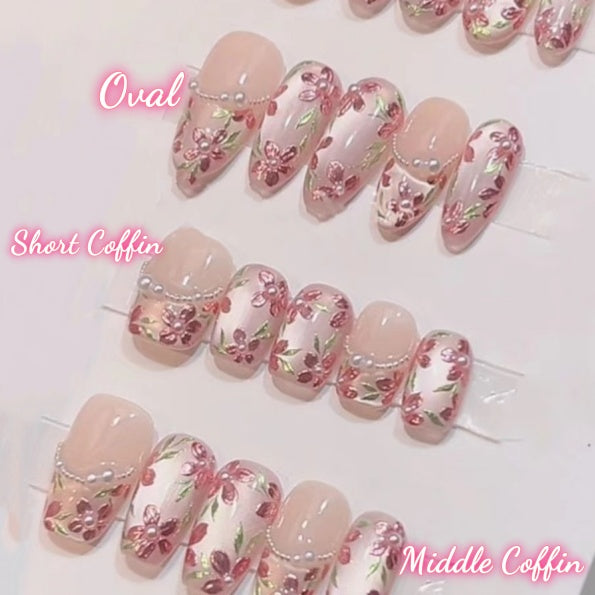 Flowers / Handmade Nails