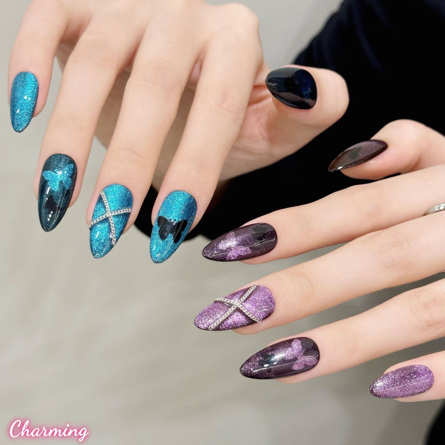 Mirage Butterfly / Handmade Nails