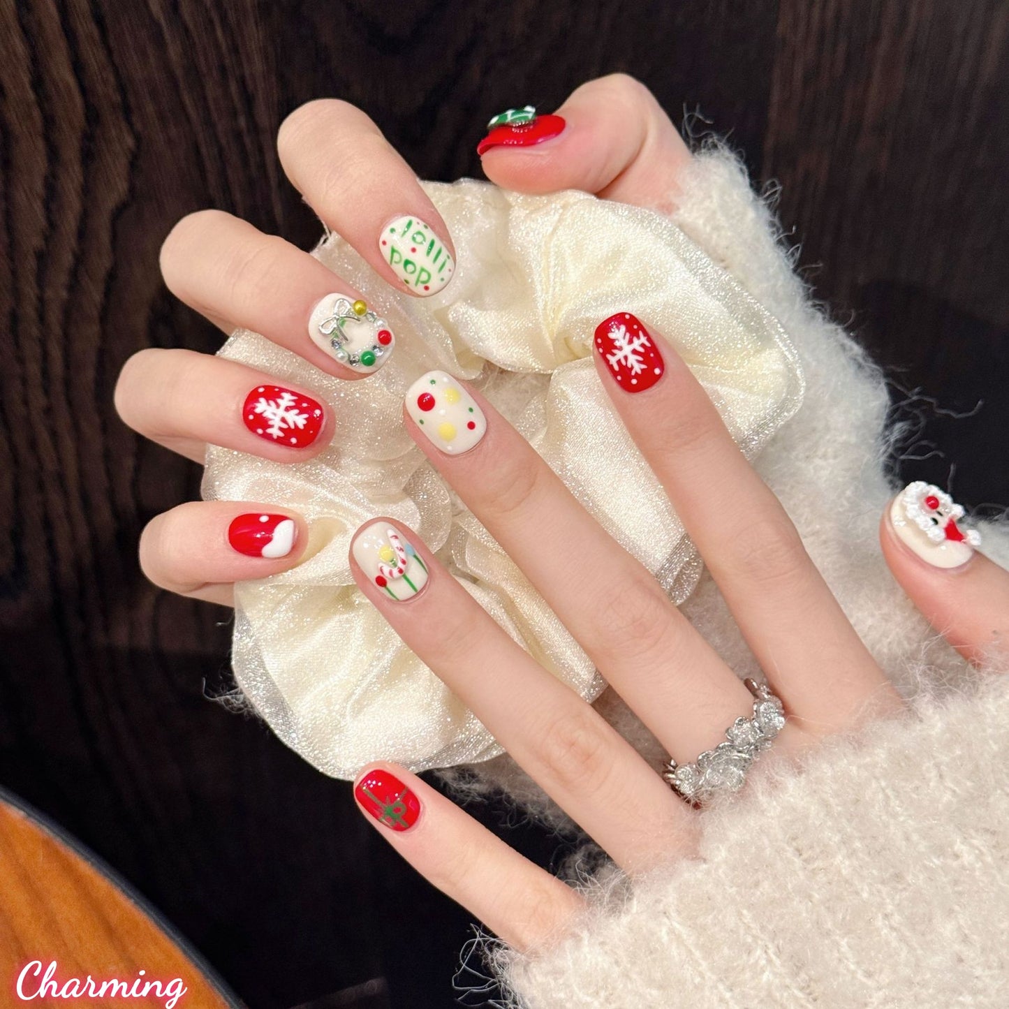 Jolly Old Nail / Handmade Nails