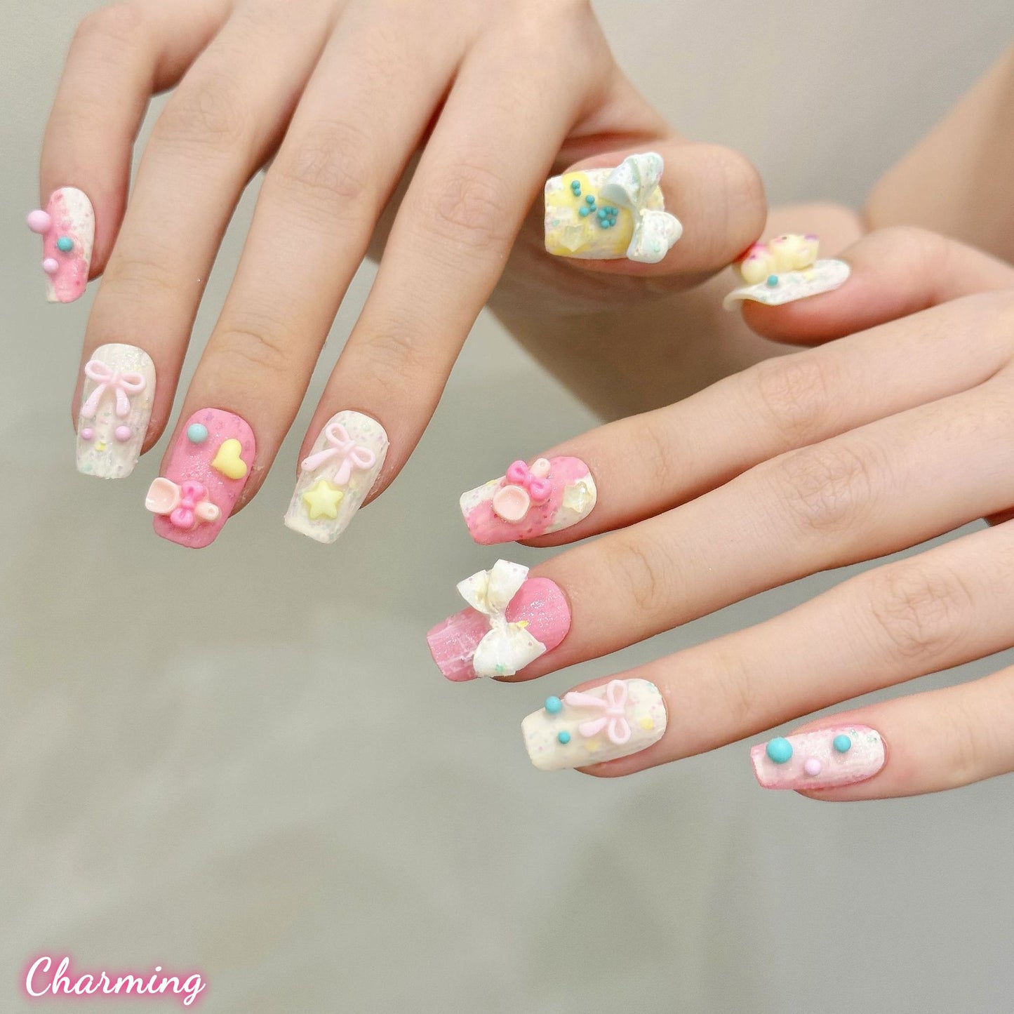 Sweet Bear / Handmade Nails