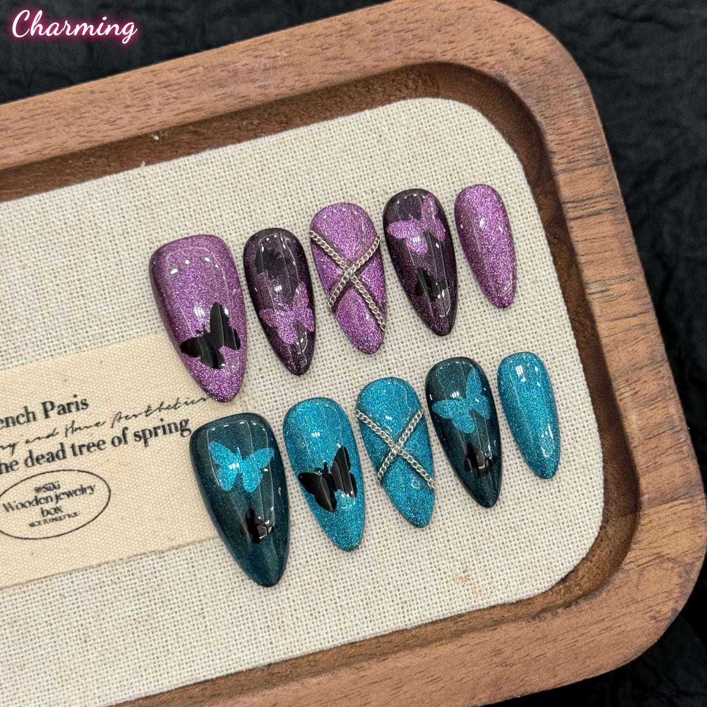 Mirage Butterfly / Handmade Nails