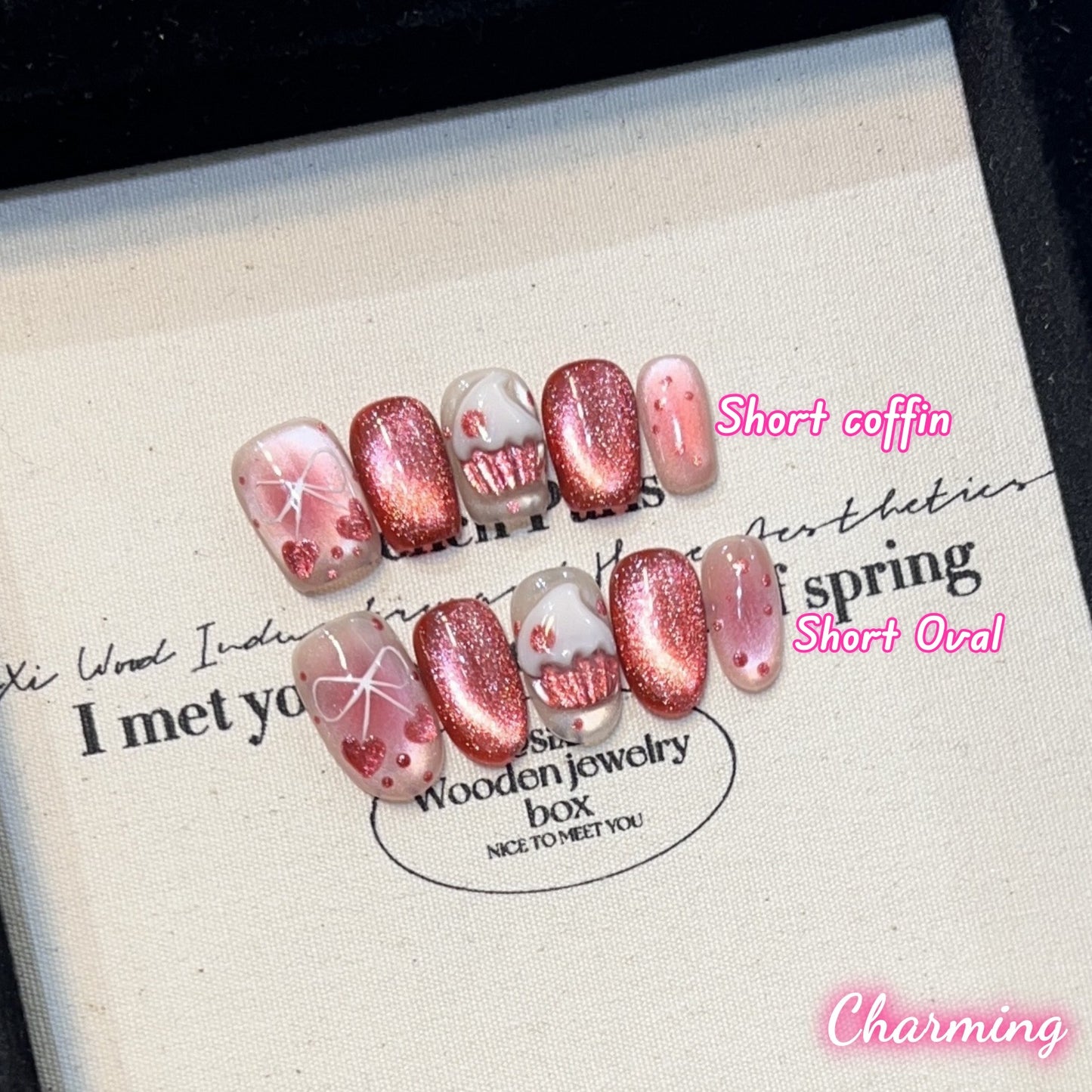 Frozen yogurt / Handmade Nails