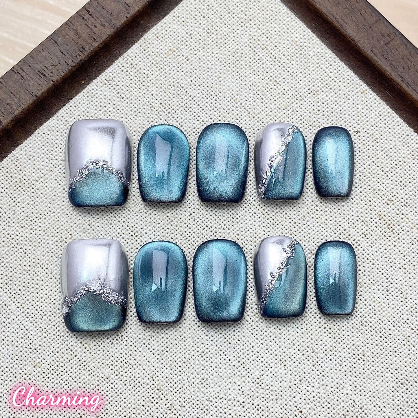 Sea Mist / Handmade Nails