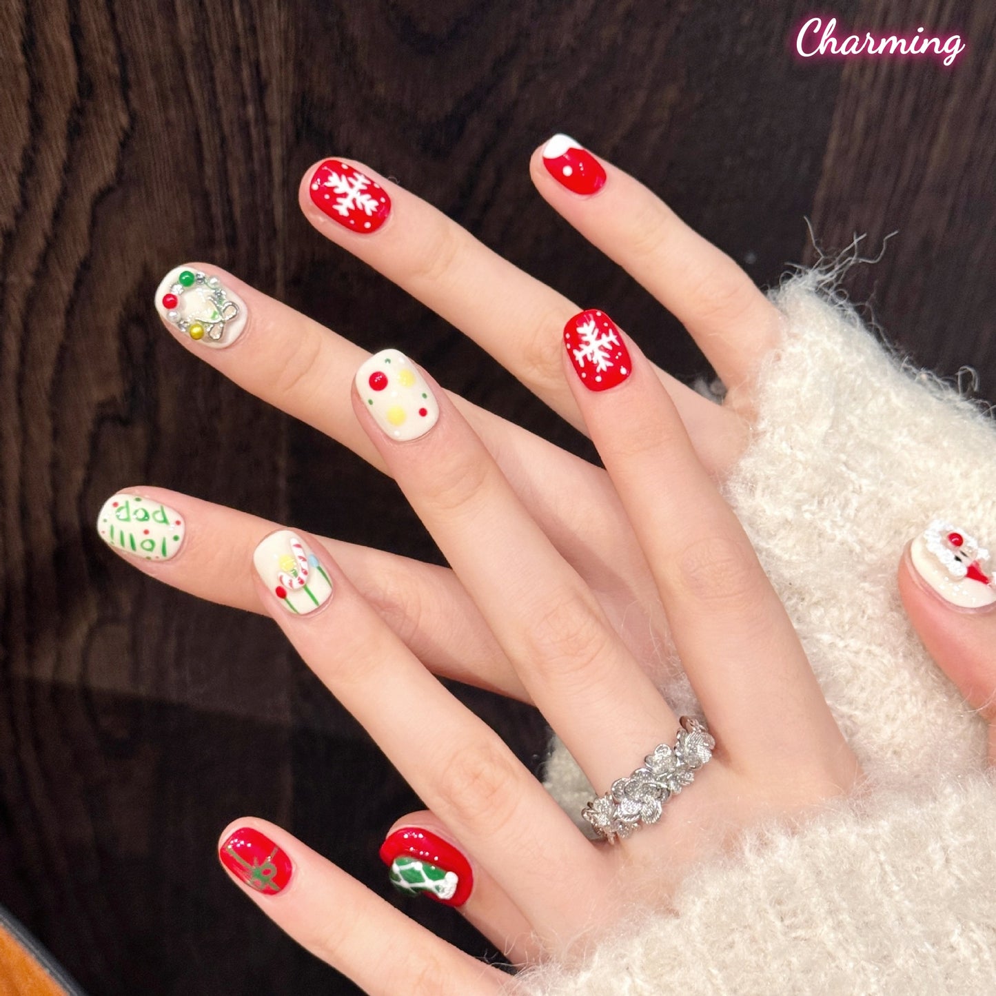 Jolly Old Nail / Handmade Nails