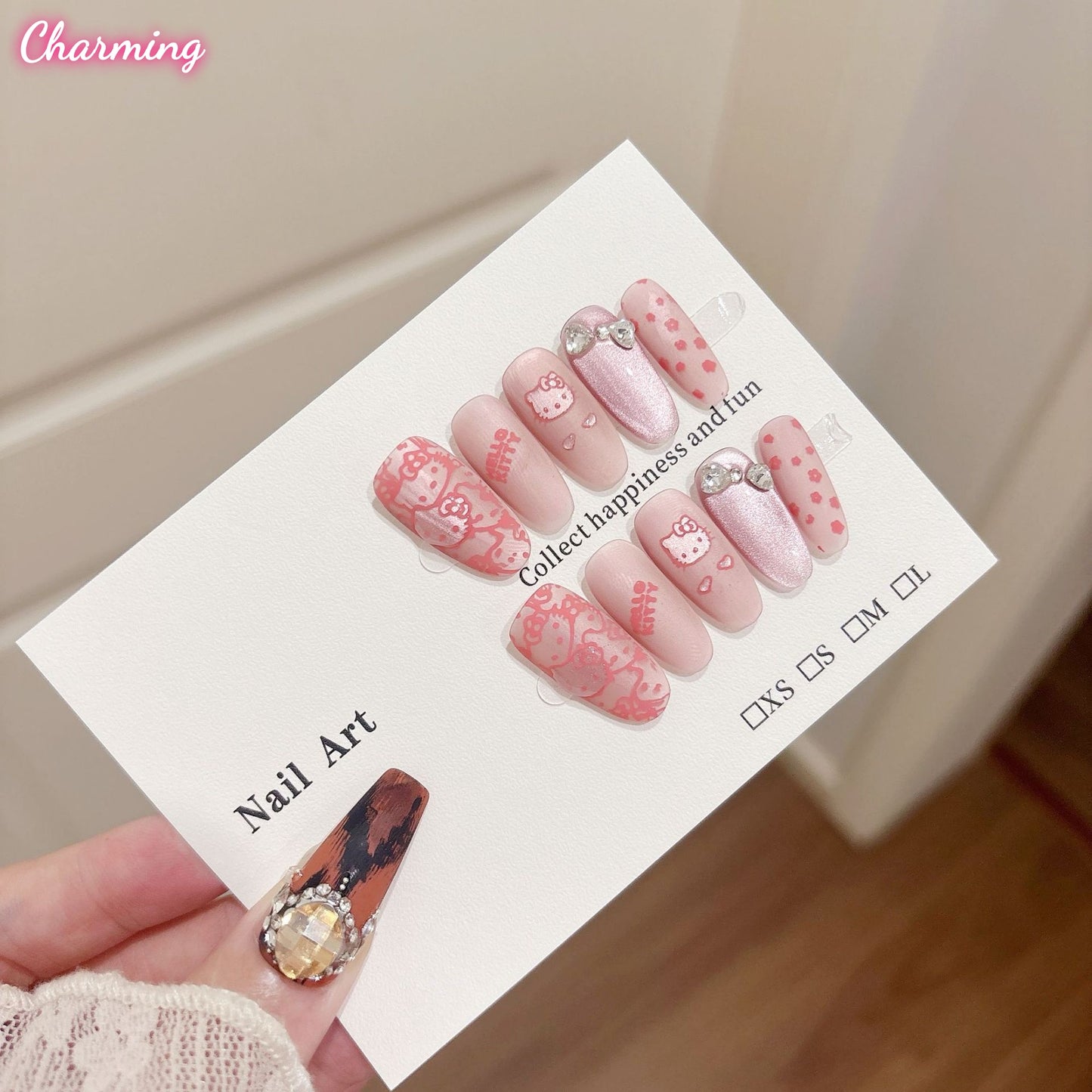 Sweetie Kitty / Handmade Nails