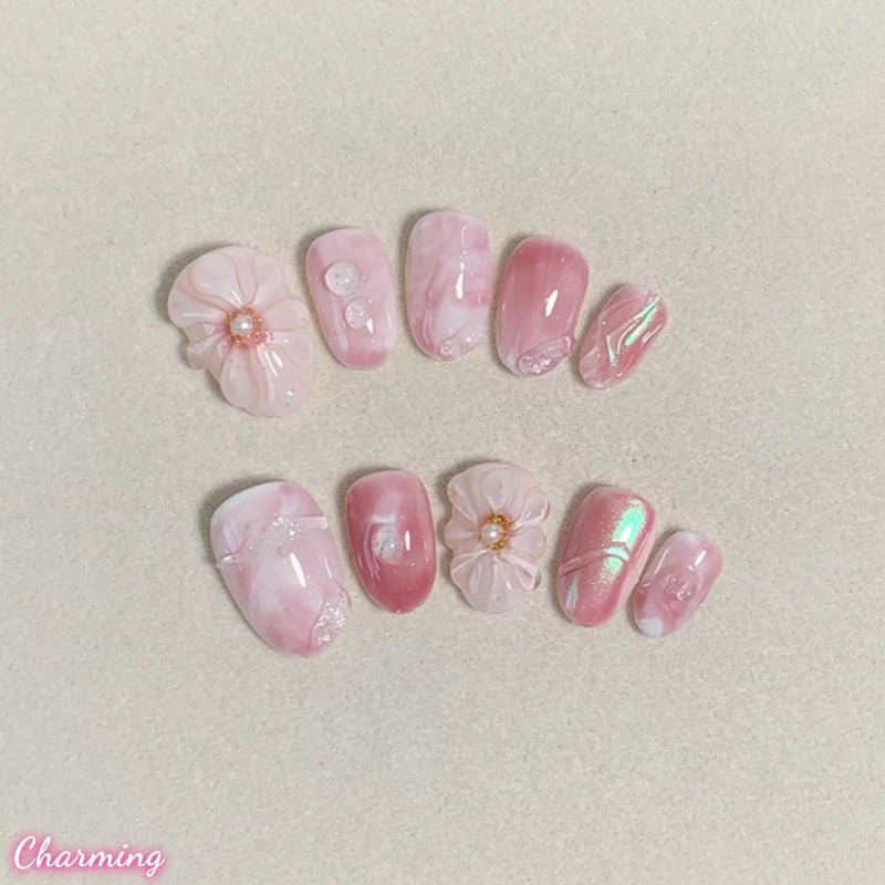 Glimmer Flora / Handmade Nails