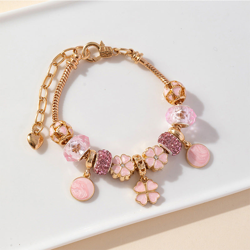 Gold Beaded Bracelet
