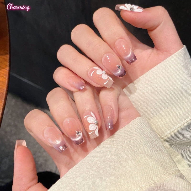 Violet Frost / Handmade Nailsems