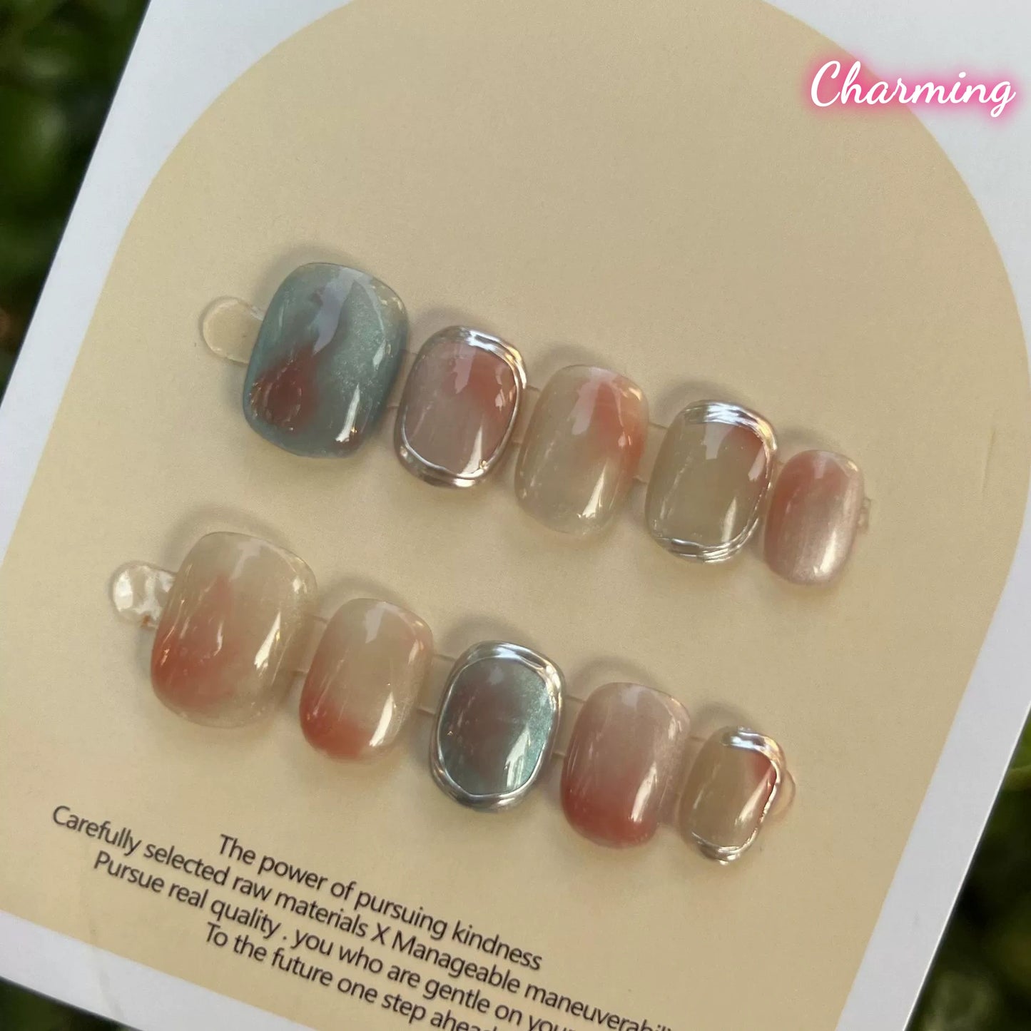 Amber / Handmade Nails
