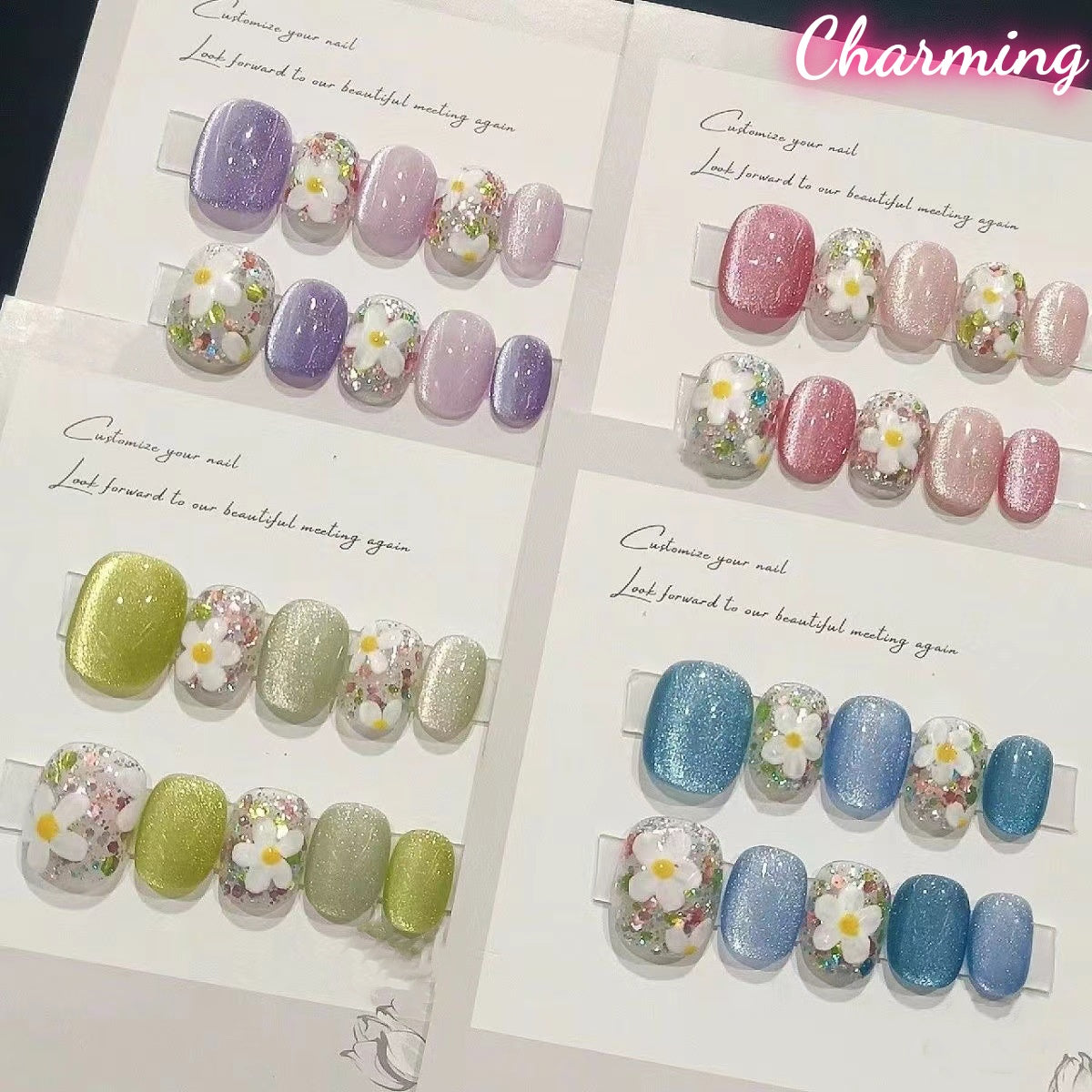 Pastoral Four Seasons / Handmade Nails