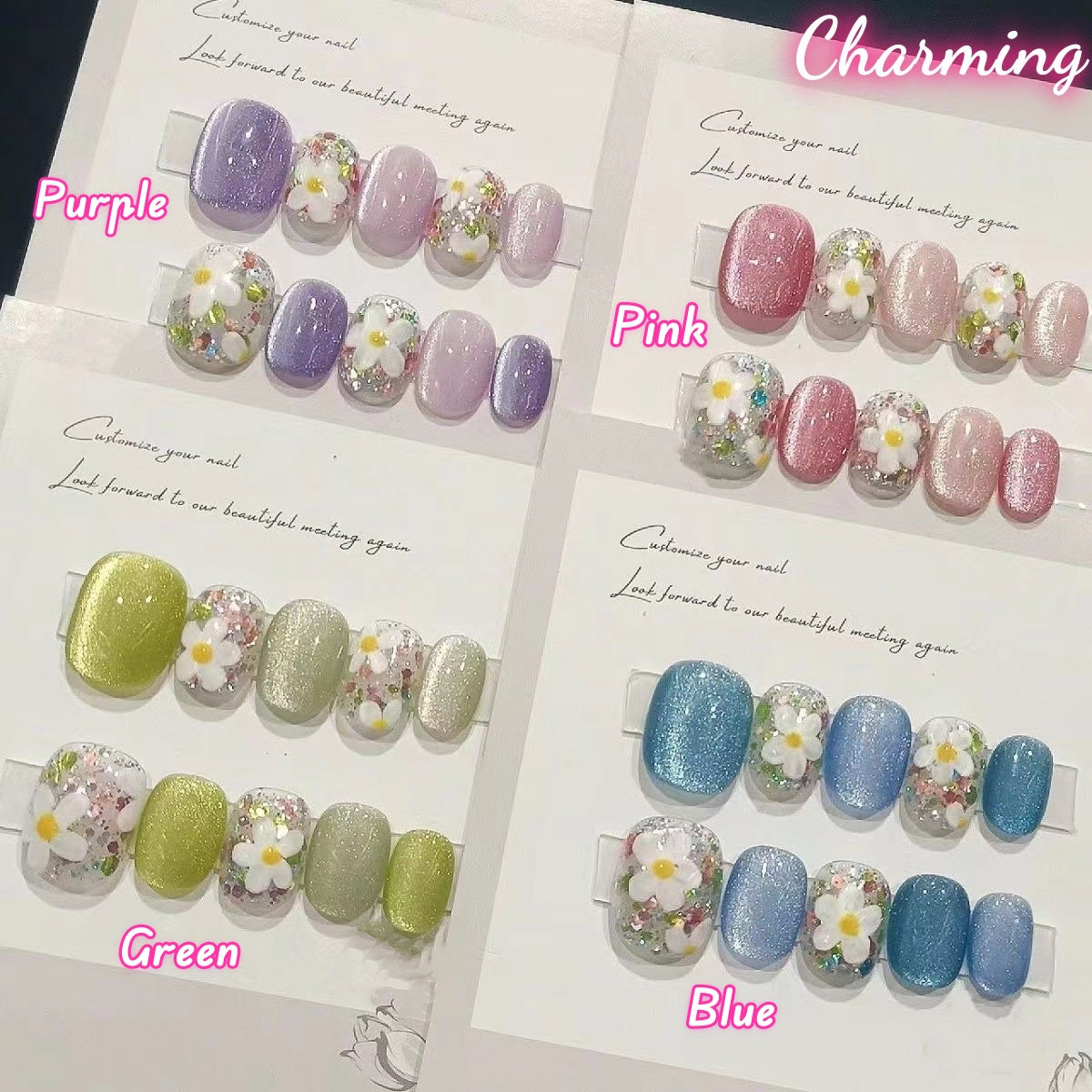 Pastoral Four Seasons / Handmade Nails