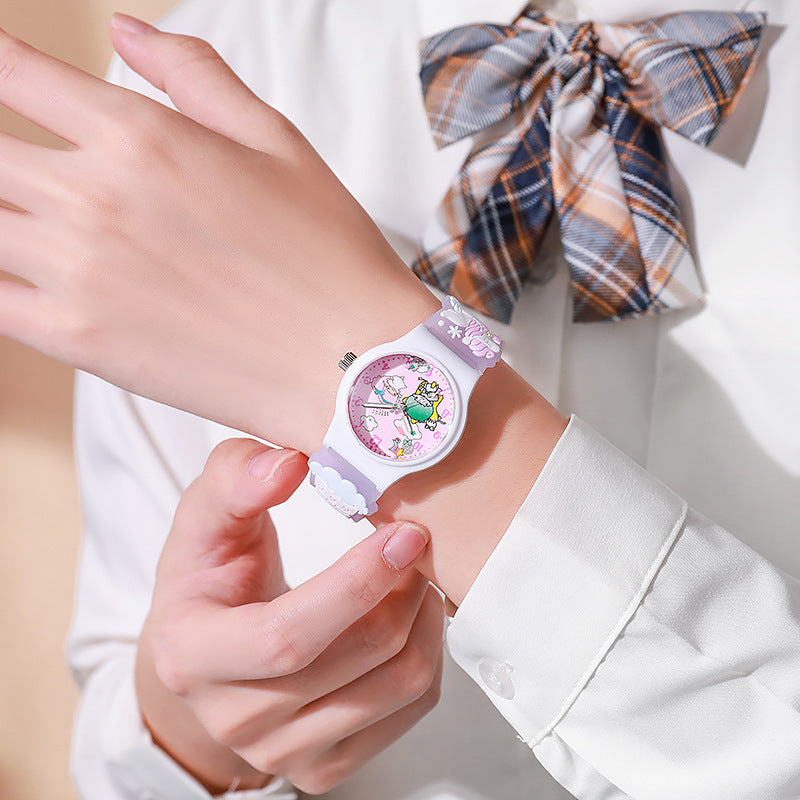 New jelly cartoon watch