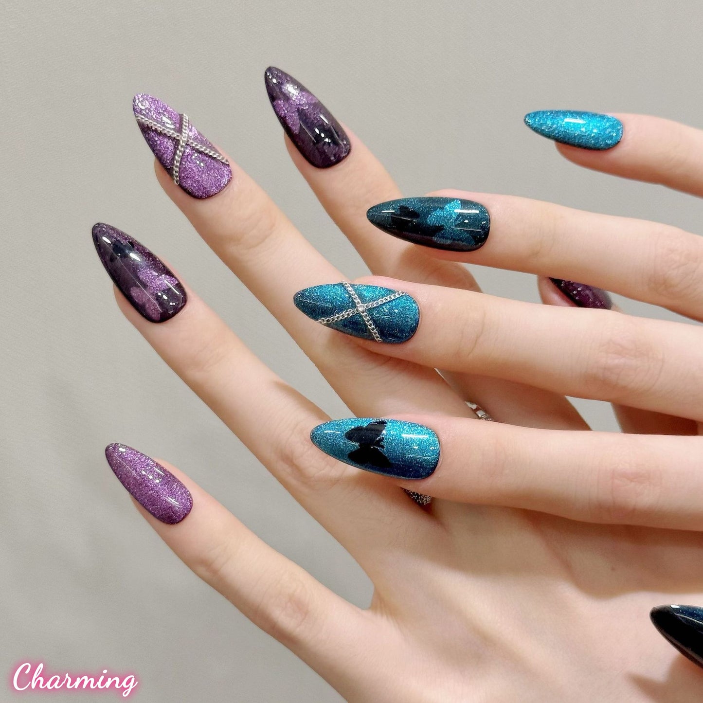 Mirage Butterfly / Handmade Nails