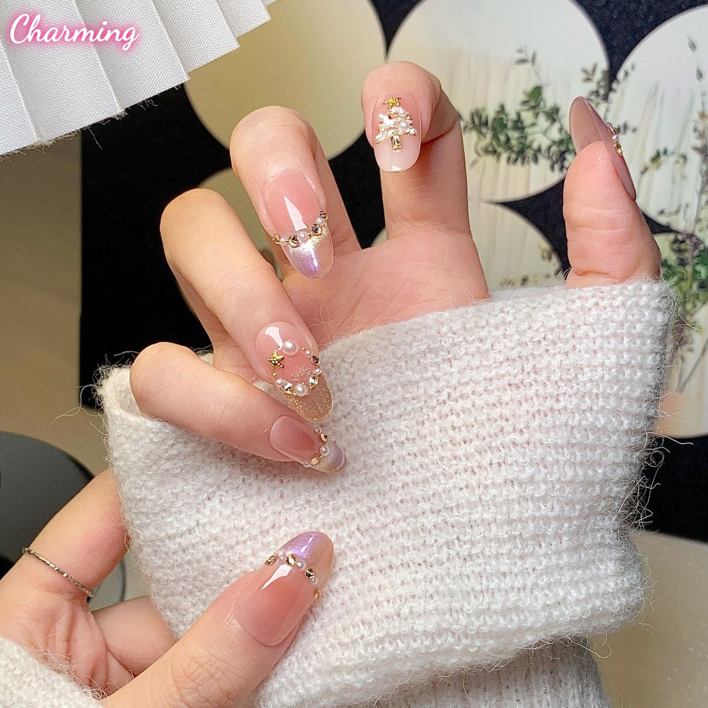 Christmas Carol / Handmade Nails