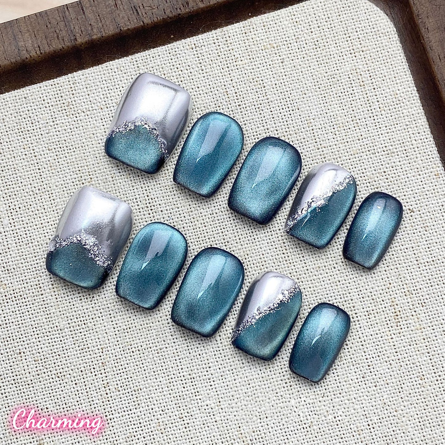 Sea Mist / Handmade Nails