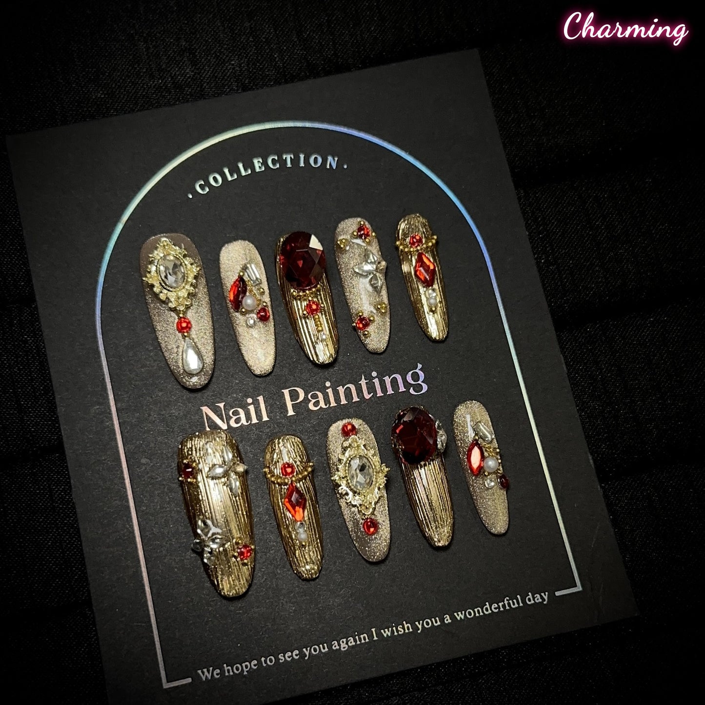 Gilded Majesty / Handmade Nails