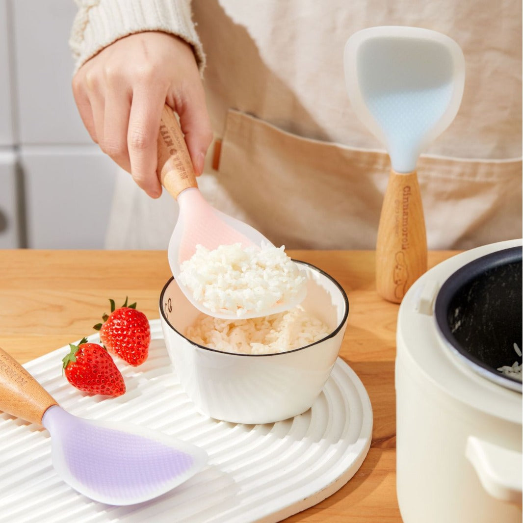 Cartoon silicone rice spoon kitchen utensils