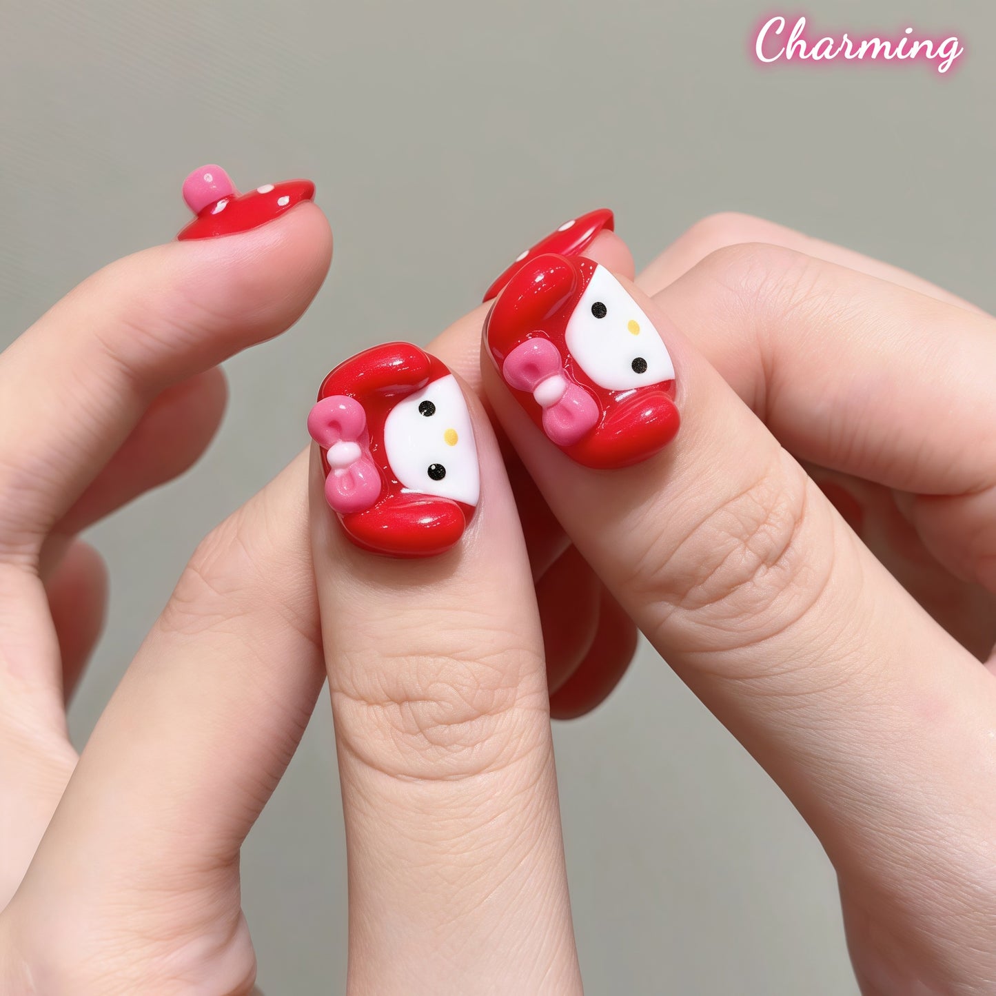 Cute Melo / Handmade Nails