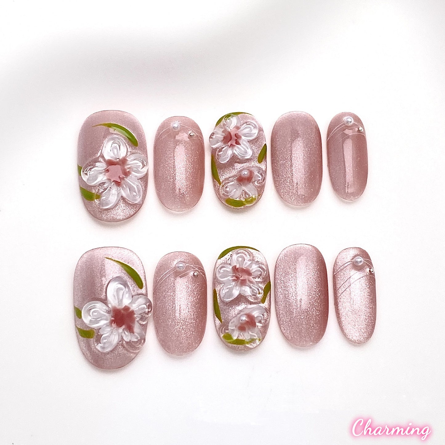 Petal Veil / Handmade Nails