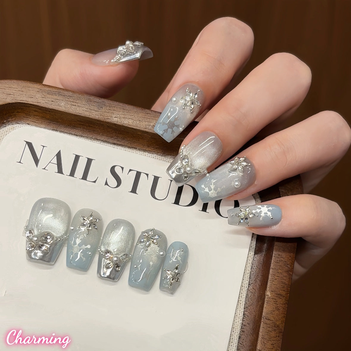 Winter's Whisper / Handmade Nails