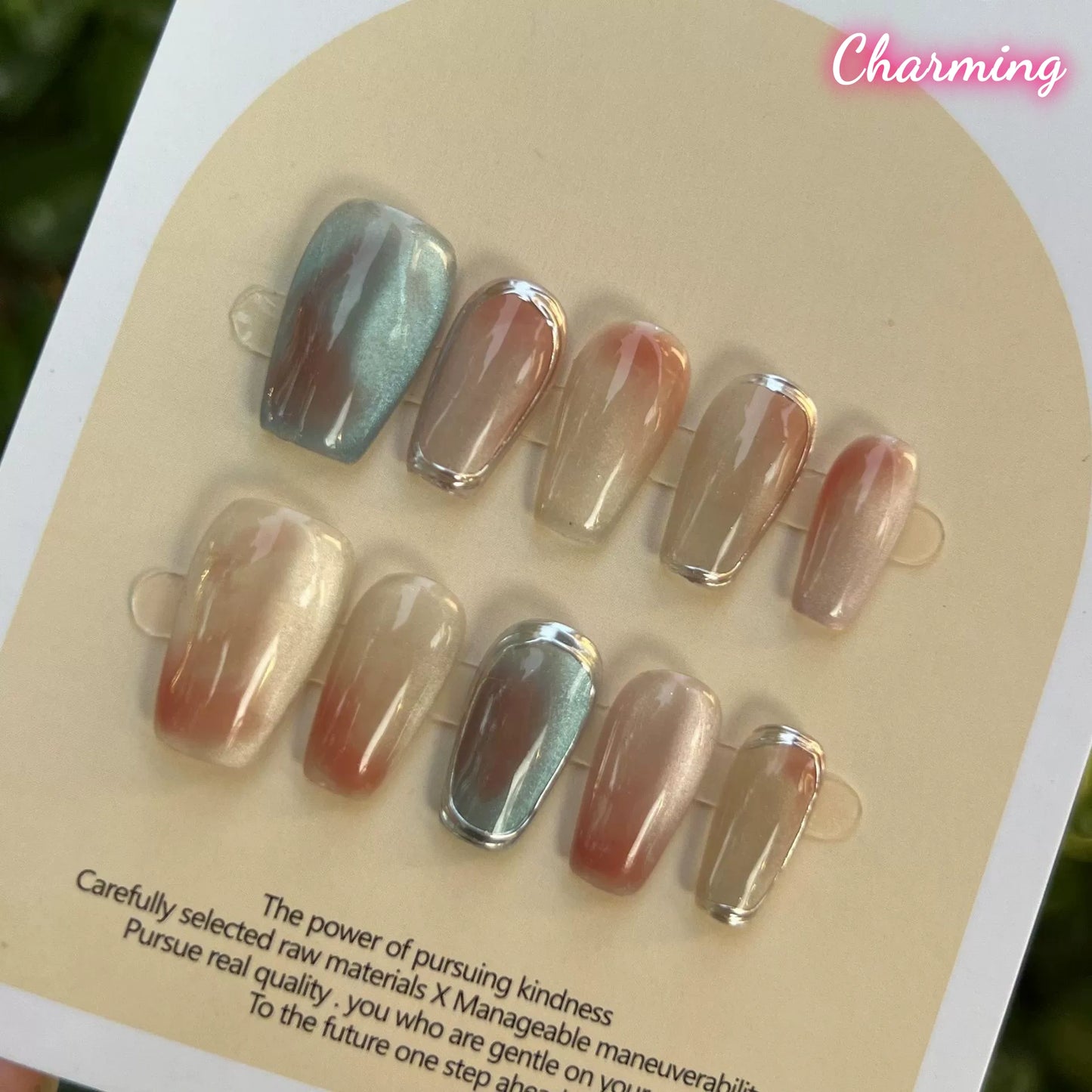 Amber / Handmade Nails